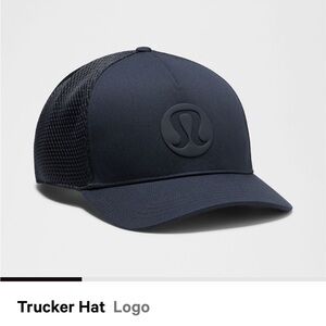 Lululemon Trucker Hat Logo in True Navy L/XL